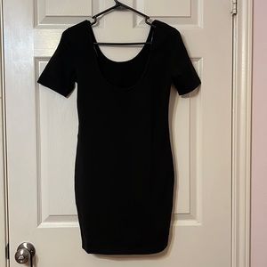 Forever 21 Bodycon Black Dress Size Medium